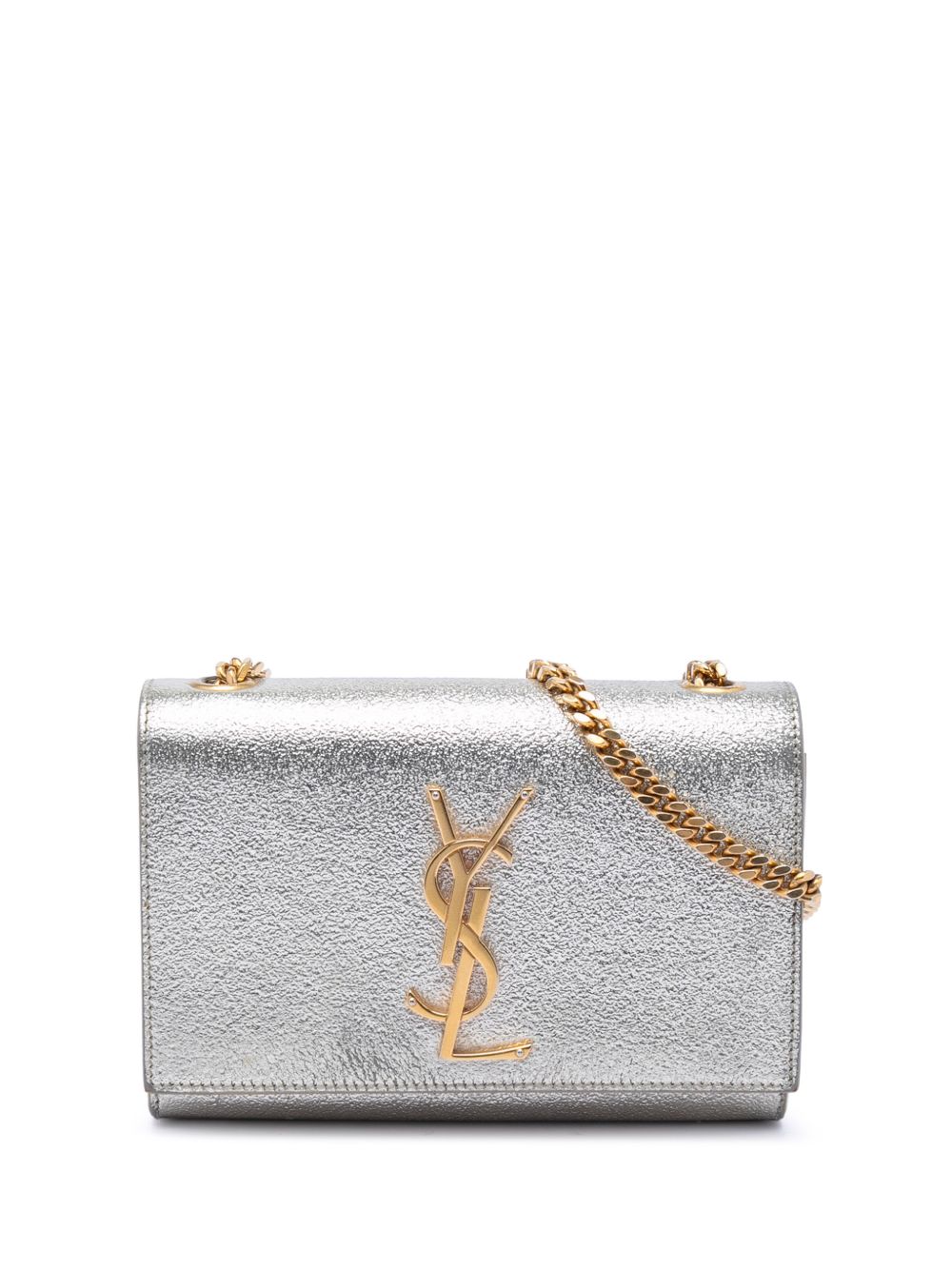 2015 Small Metallic Calfskin Classic Monogram Kate crossbody bag