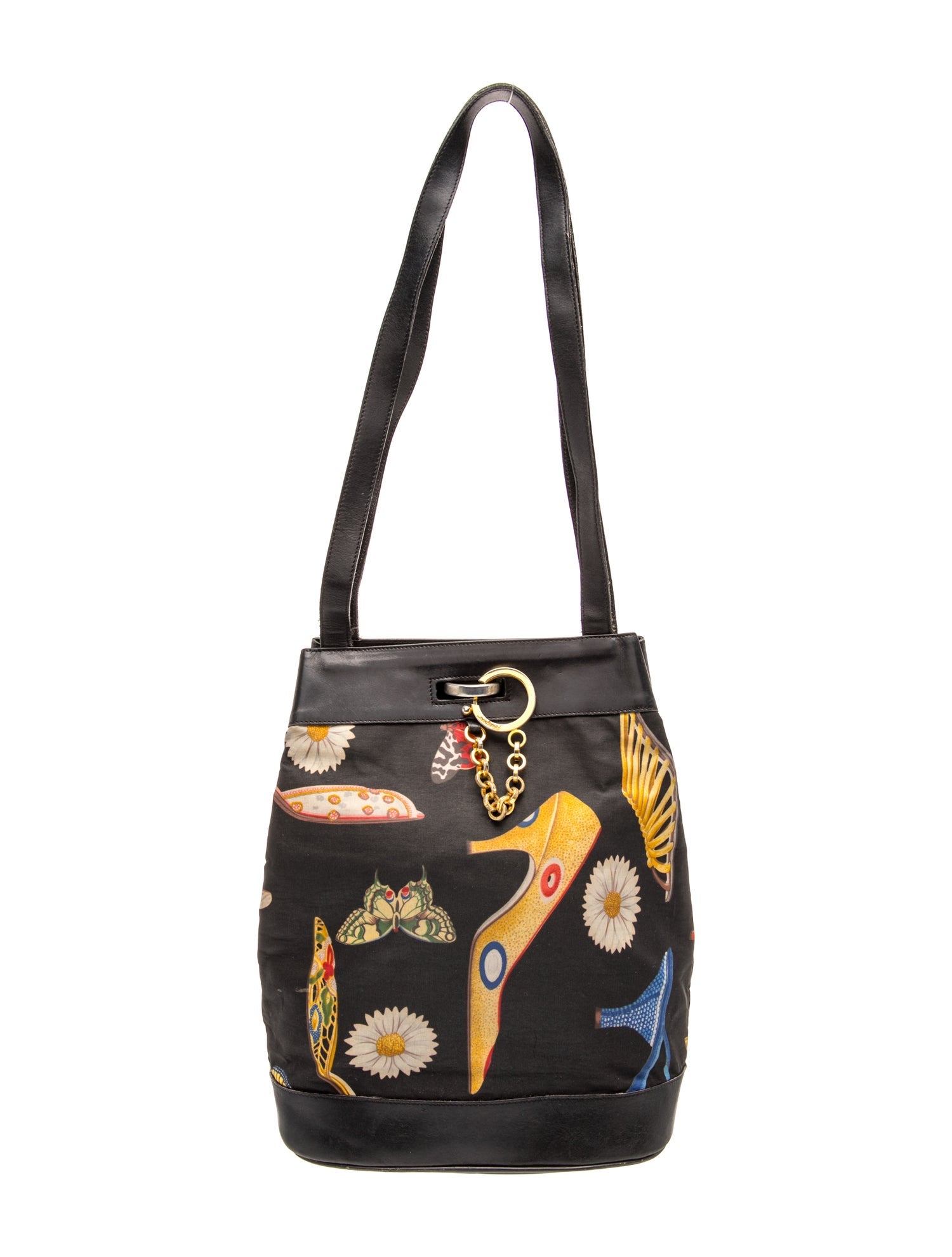 Ferragamo Canvas Bucket Bag