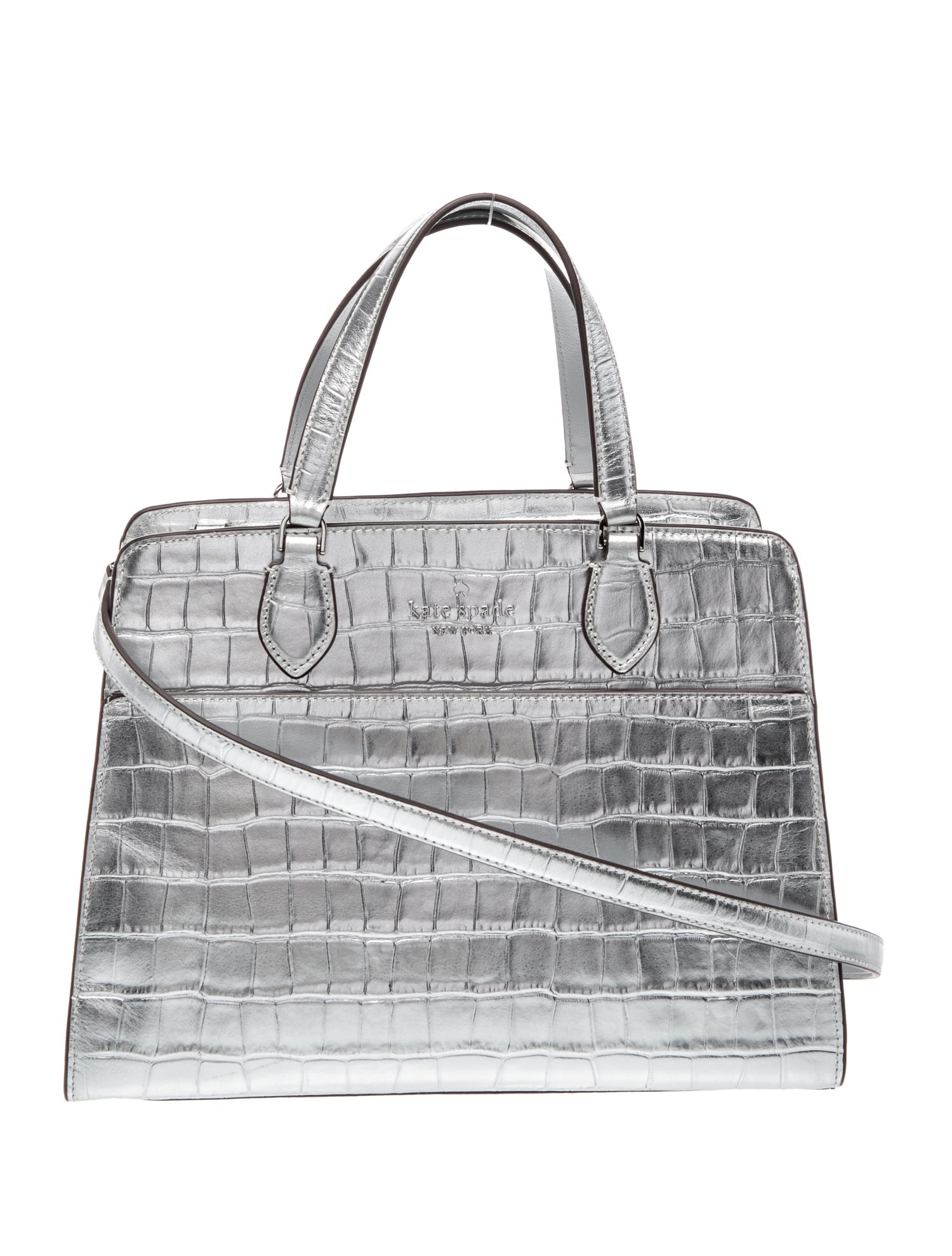 Embossed Leather Shoulder Bag