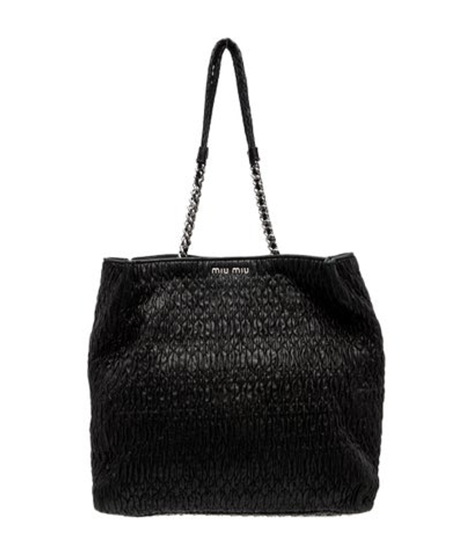 Miu Miu Miu Leather Tote