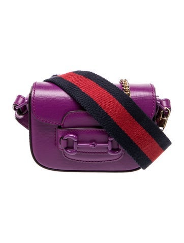 Gucci Leather Horsebit 1955 Super Mini