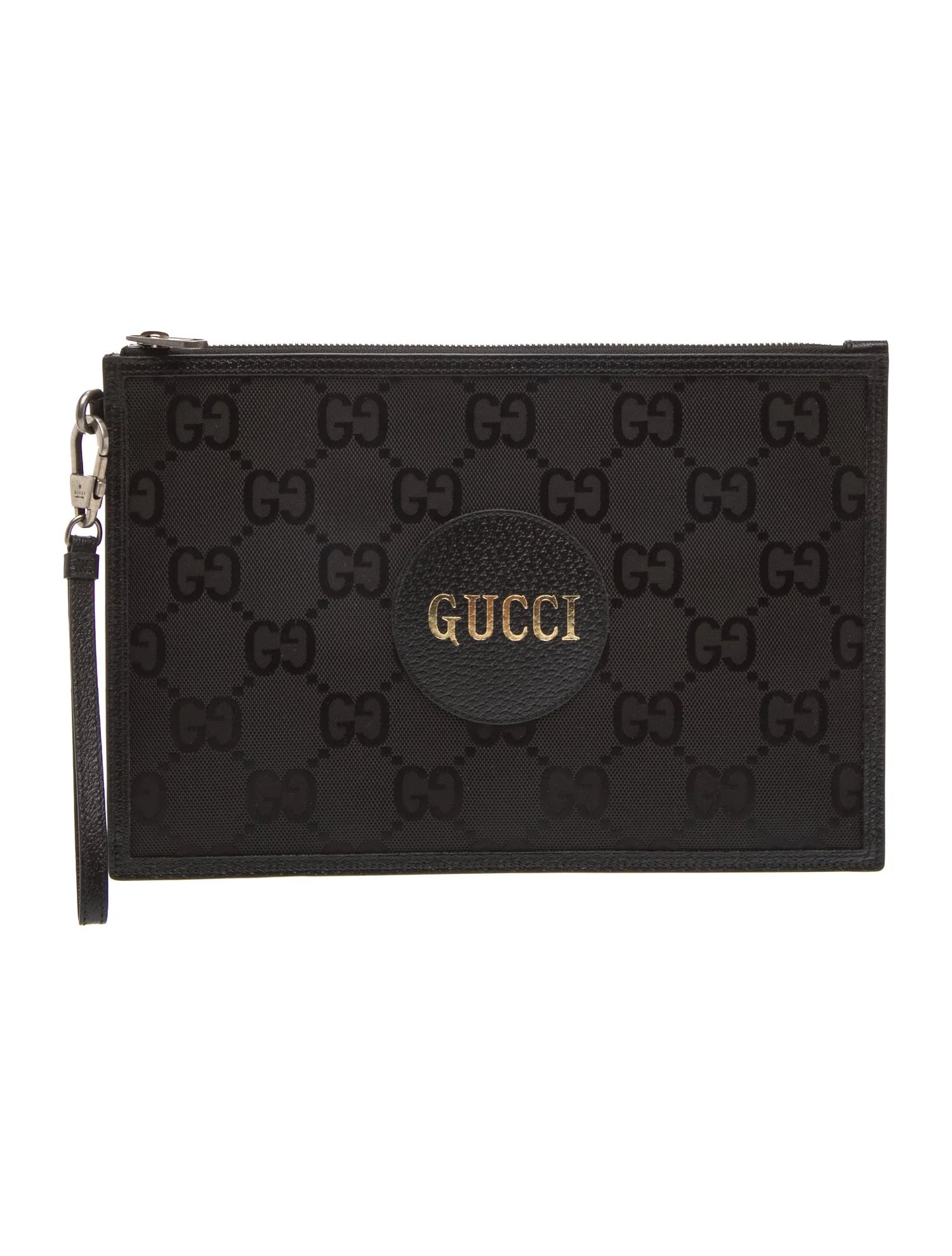 GG Nylon Canvas Clutch Medium