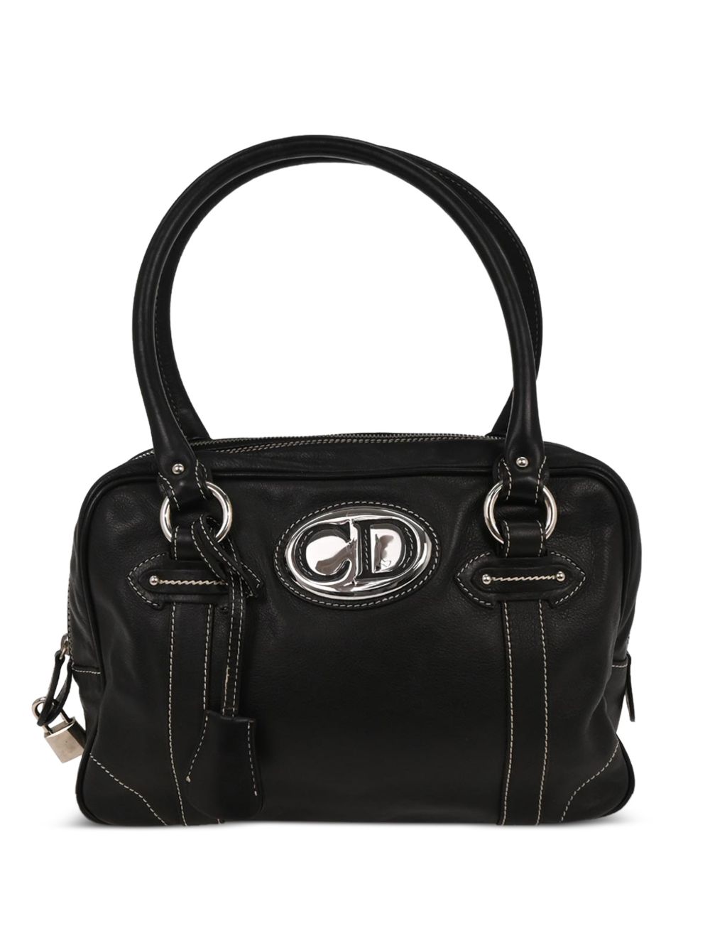2006 top-handle leather tote bag
