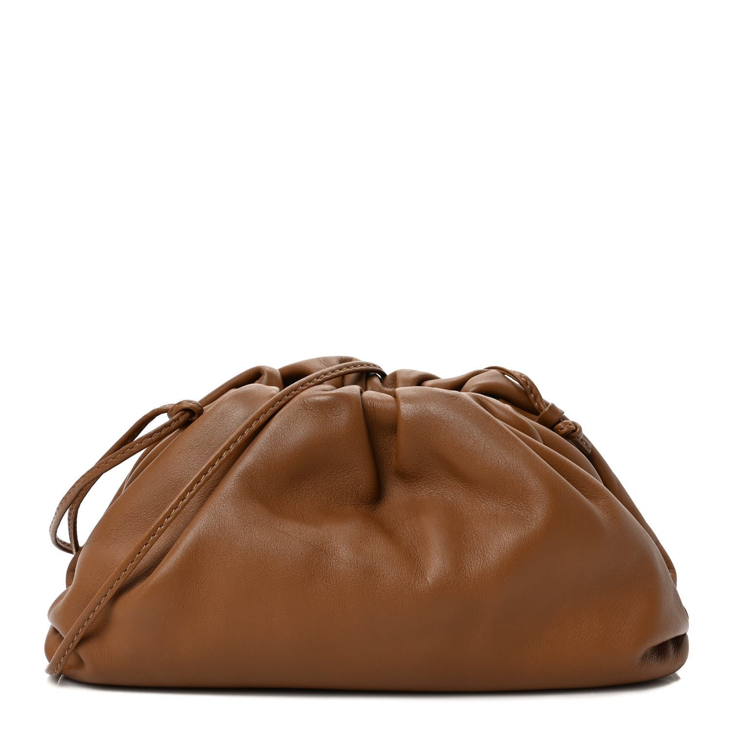 Bottega Veneta Butter Calfskin The Mini Pouch Camel