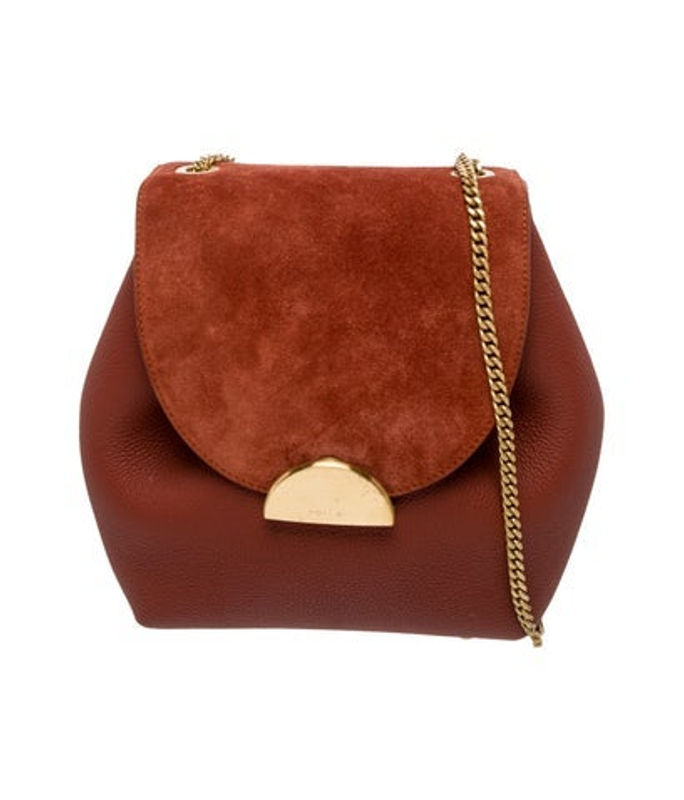 Polene Leather Crossbody Bag