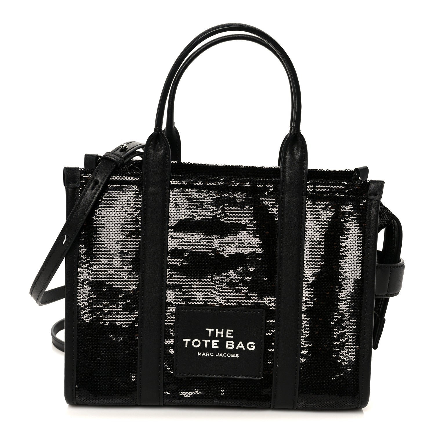 Marc Jacobs Marc Jacobs Sequin Small The Tote Bag Black
