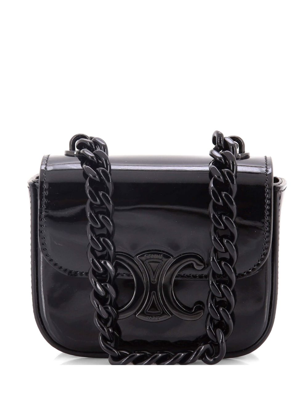 Claude Chain Patent Mini shoulder bag