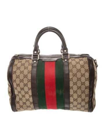 GG Canvas Web Boston Vintage