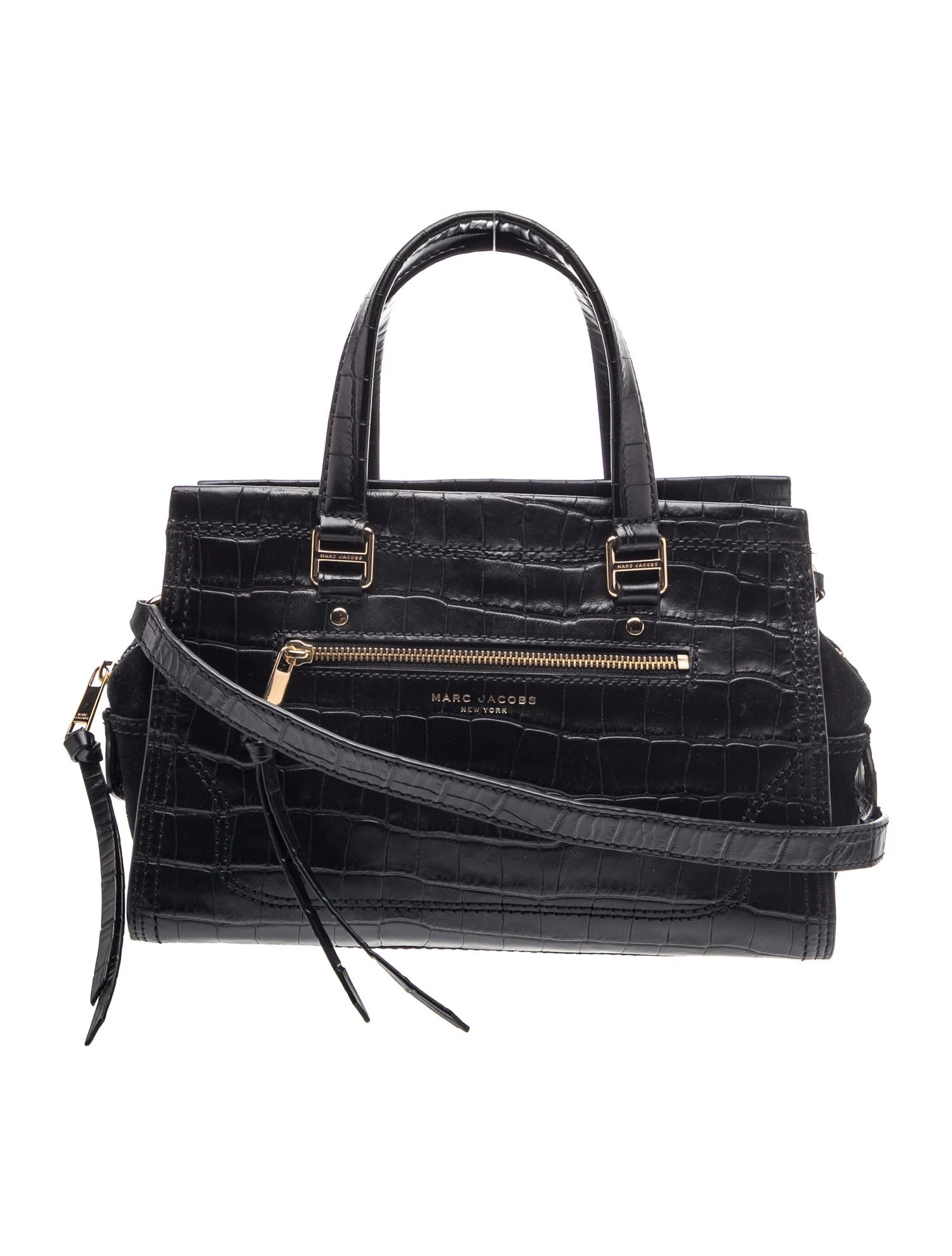 Marc Jacobs Embossed Leather Top Handle Bag