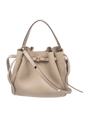Tory Burch Leather Bucket Bag