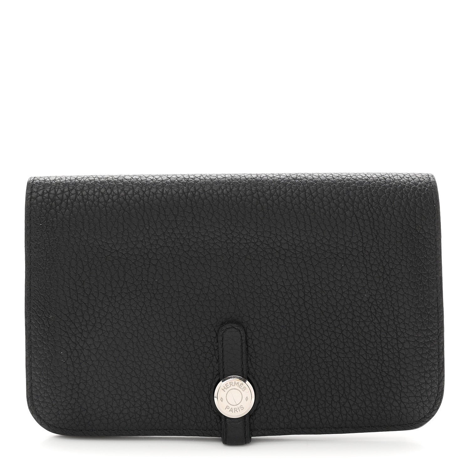 Hermes Togo Dogon Duo Wallet Black