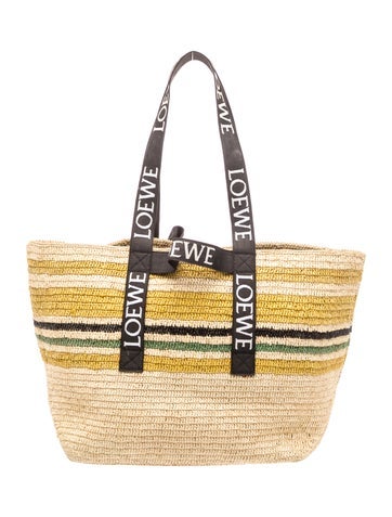 Raffia Shopper Tote