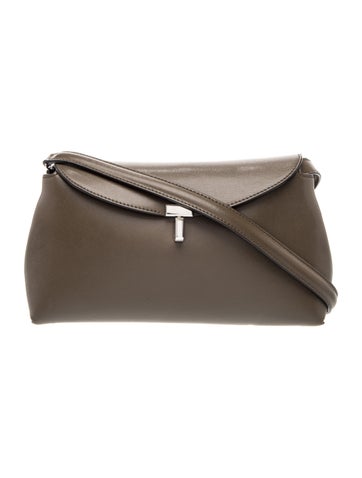 Leather T-Lock Clutch