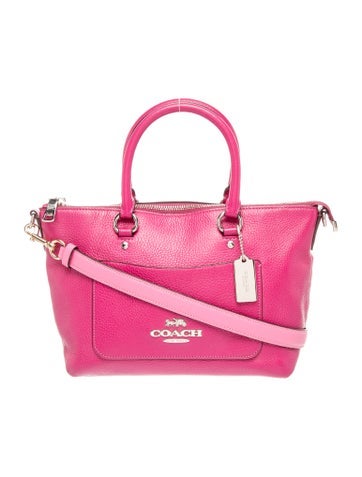 Coach Leather Top Handle Bag