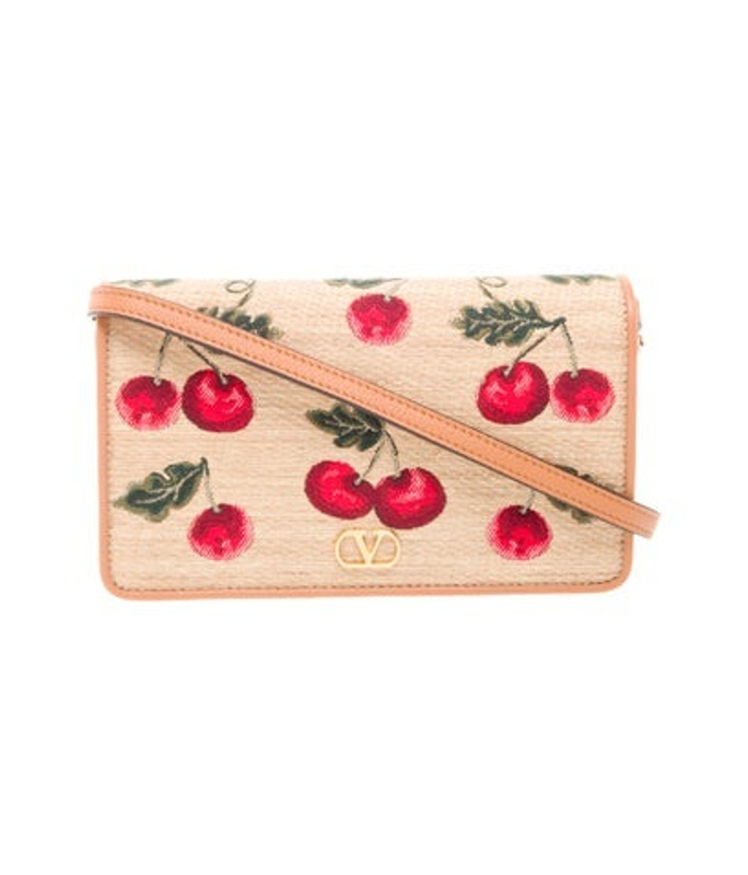 Valentino Raffia Shoulder Bag Mini 2025