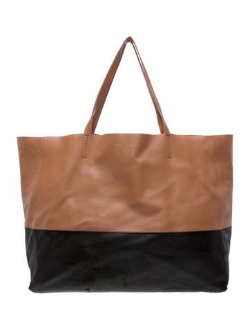 Leather Horizontal Cabas