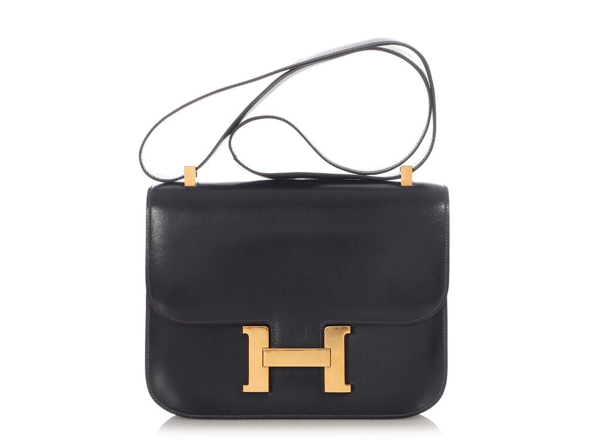Hermes Hermès Vintage Bleu Nuit Box Constance 23