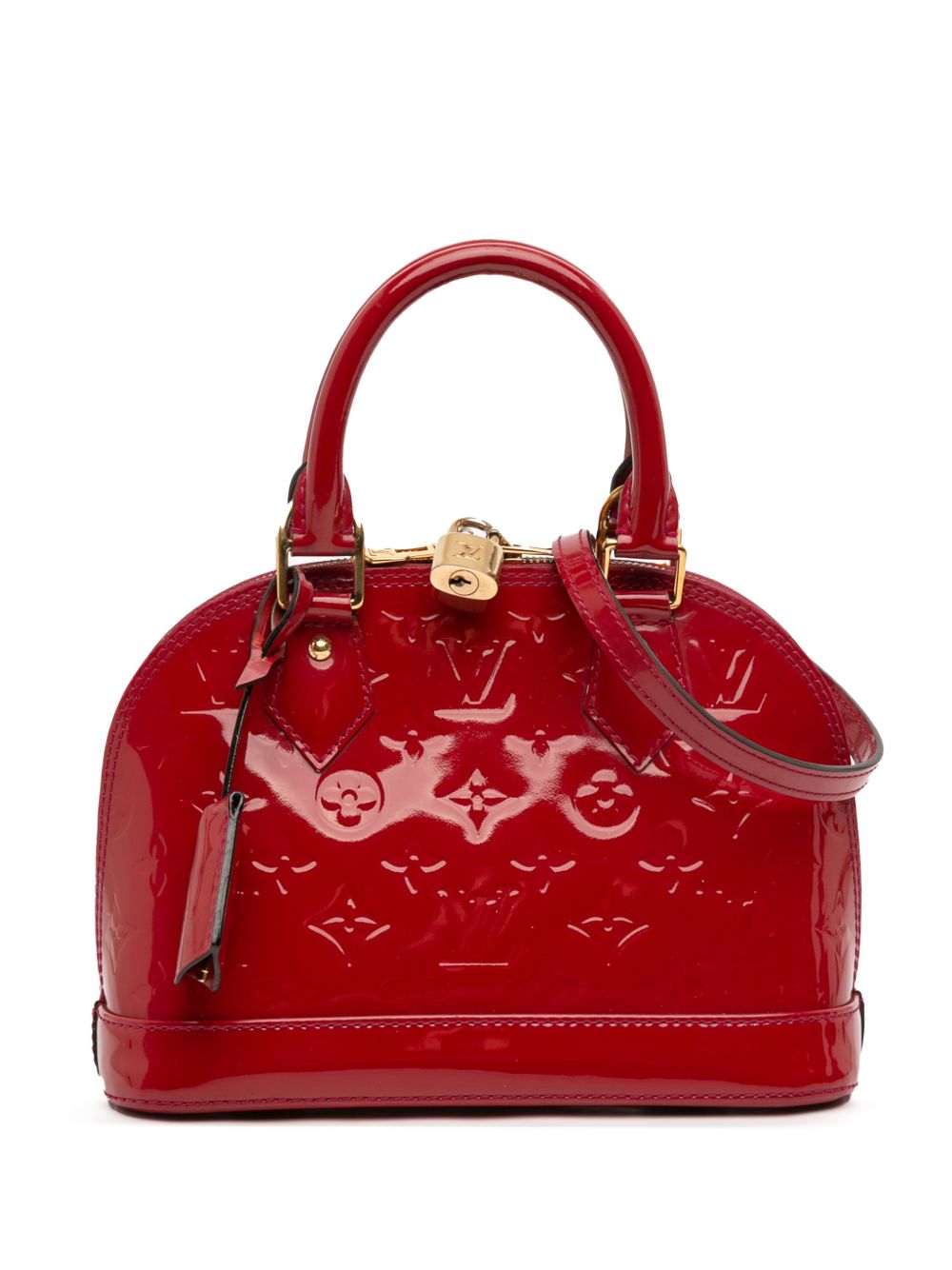 2013 Monogram Vernis Alma BB satchel