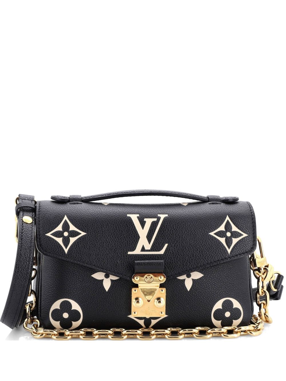 Pochette Metis Bicolor Monogram Empreinte Giant East West shoulder bag