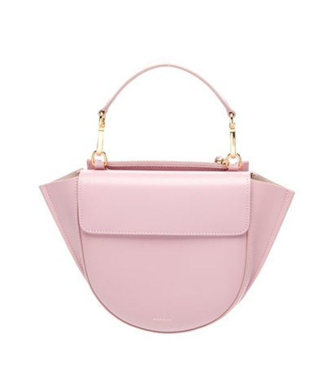 WANDLER Leather Top Handle Bag