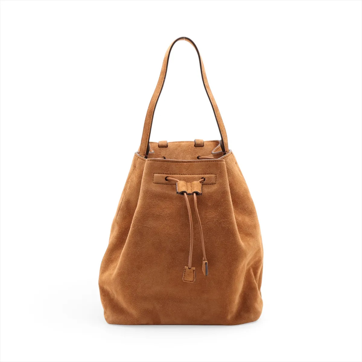 The Row Suede Backpack Brown