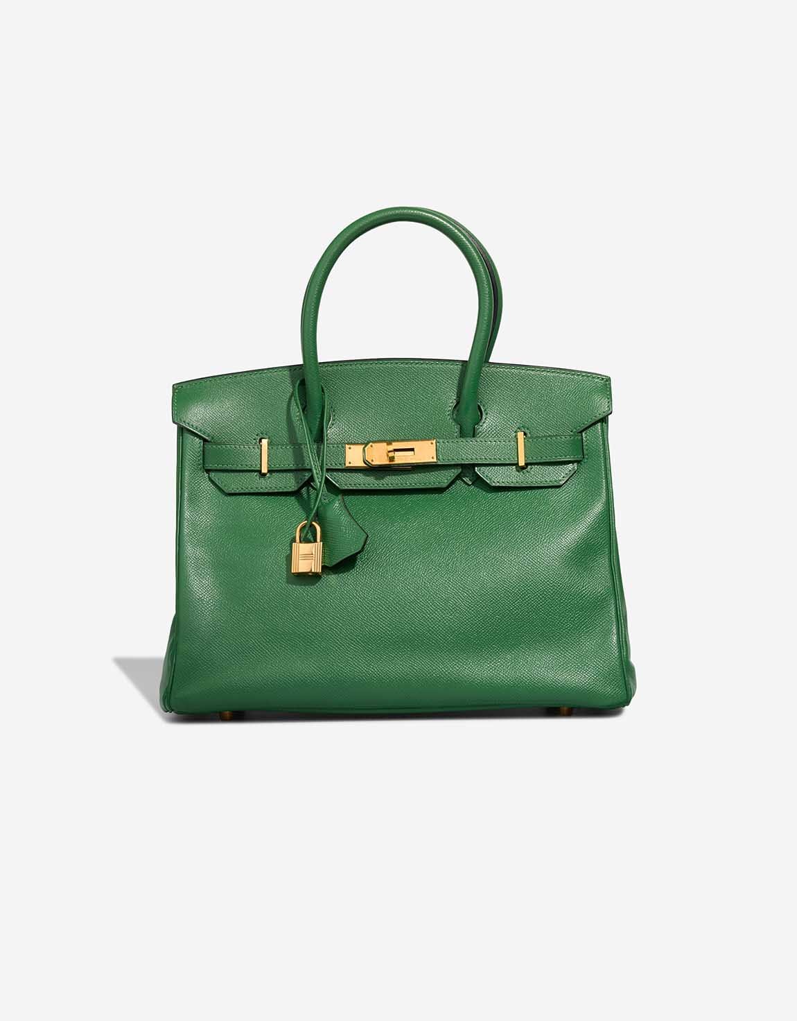 Hermes 
		Birkin 30 Courchevel Vert Menthe    