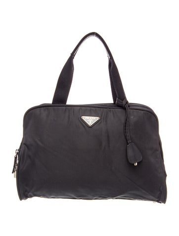 Tessuto Nylon Top Handle Bag