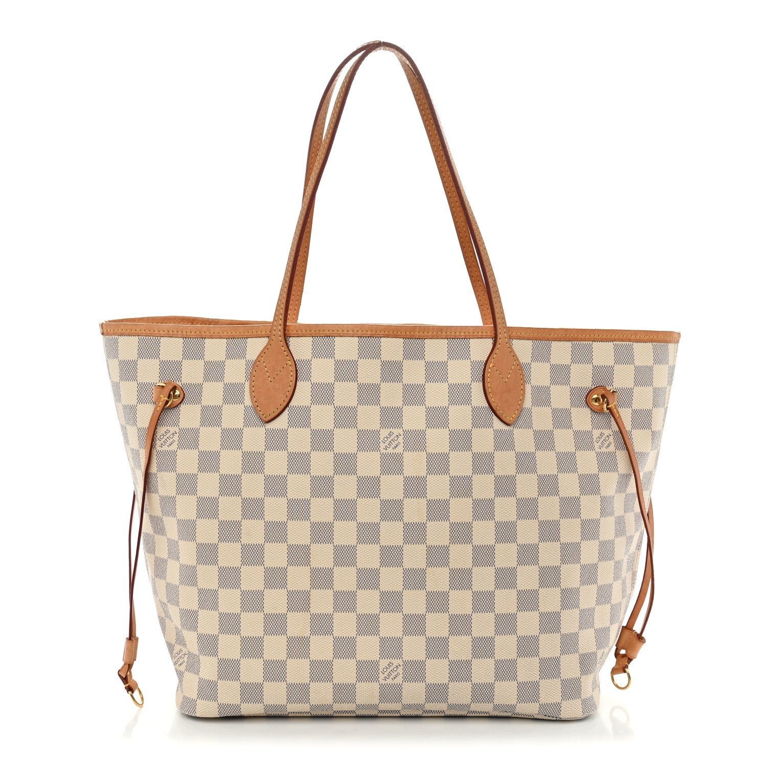 Louis Vuitton Damier Azur Neo Neverfull MM Rose Ballerine