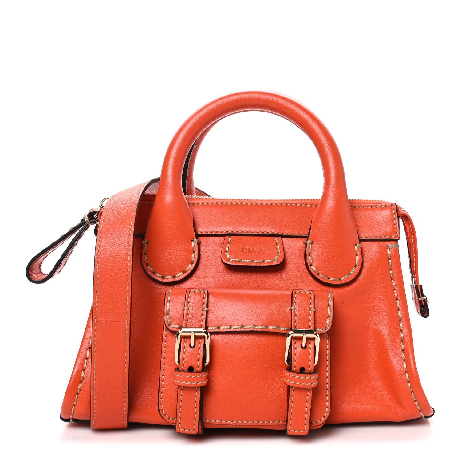 Chloe Buffalo Mini Edith Orange