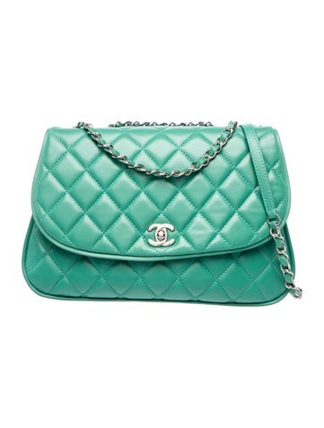 Quilted Pagode Piping Flap Bag