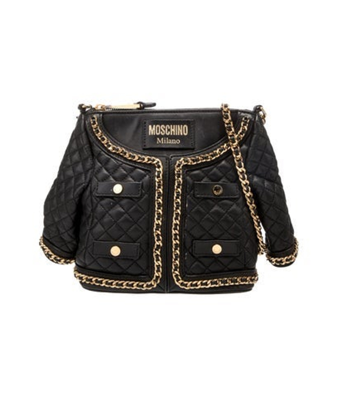 Moschino Leather Crossbody Bag