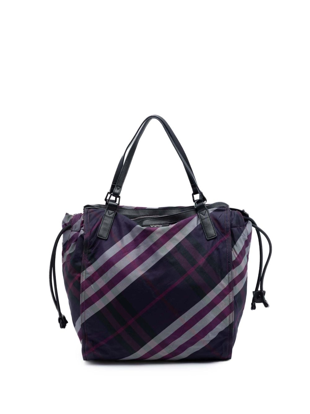 2000-2017 Supernova Check Nylon Buckleigh tote bag