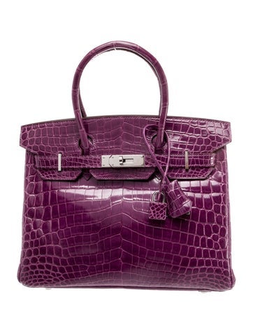 Hermes Shiny Crocodile Niloticus Birkin 30