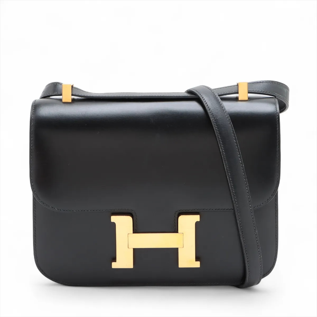 Hermès Constance 24 Box calf Black Gold Metal Fittings