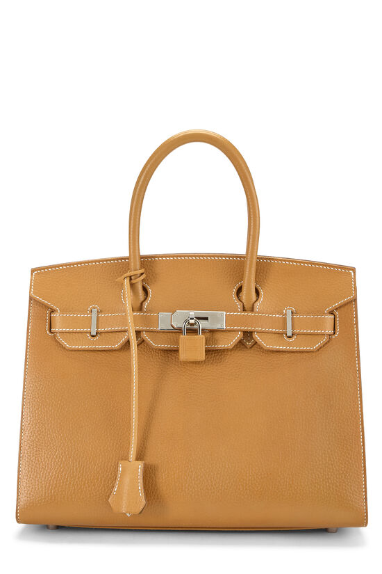 Hermes Natural Sable Vache Naturelle Grainée Birkin 30
