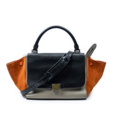 Leather Small Tricolor Trapeze