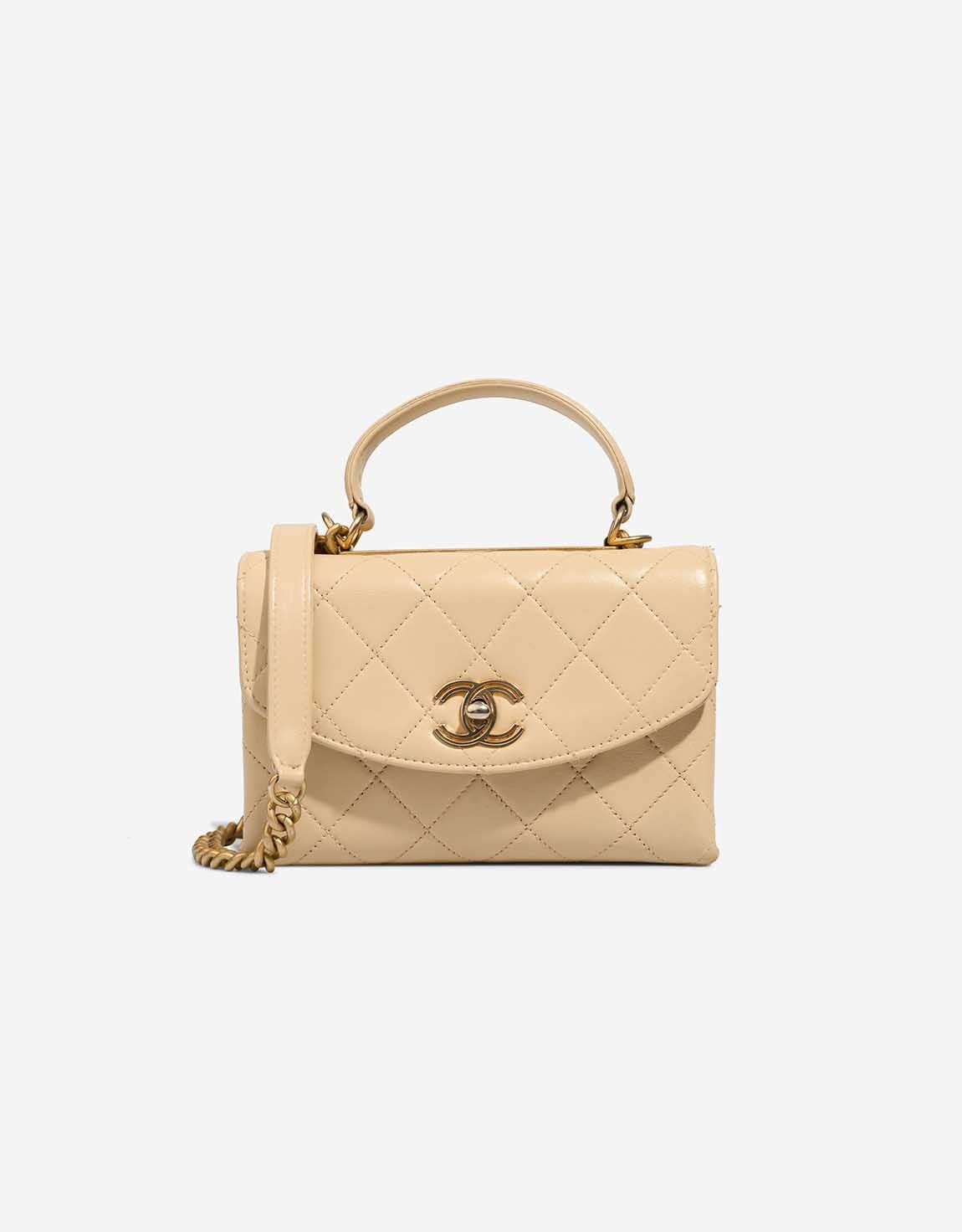 
		Timeless Handle Small Lamb Beige    
