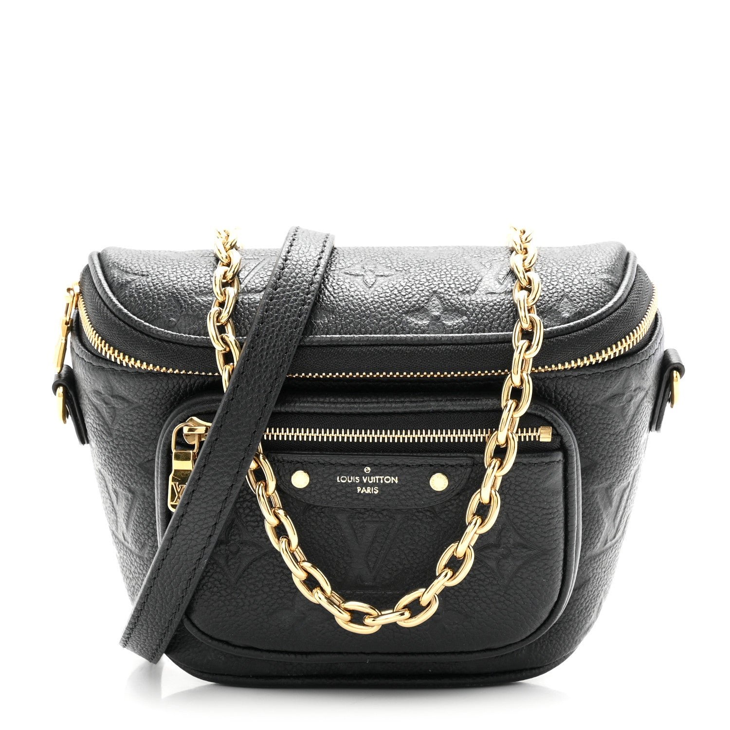 Louis Vuitton Louis Vuitton Empreinte Mini Bumbag Black