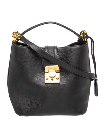 Leather Top Handle Bag