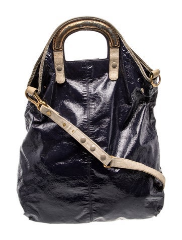 Stella McCartney Patent Leather Top Handle Bag