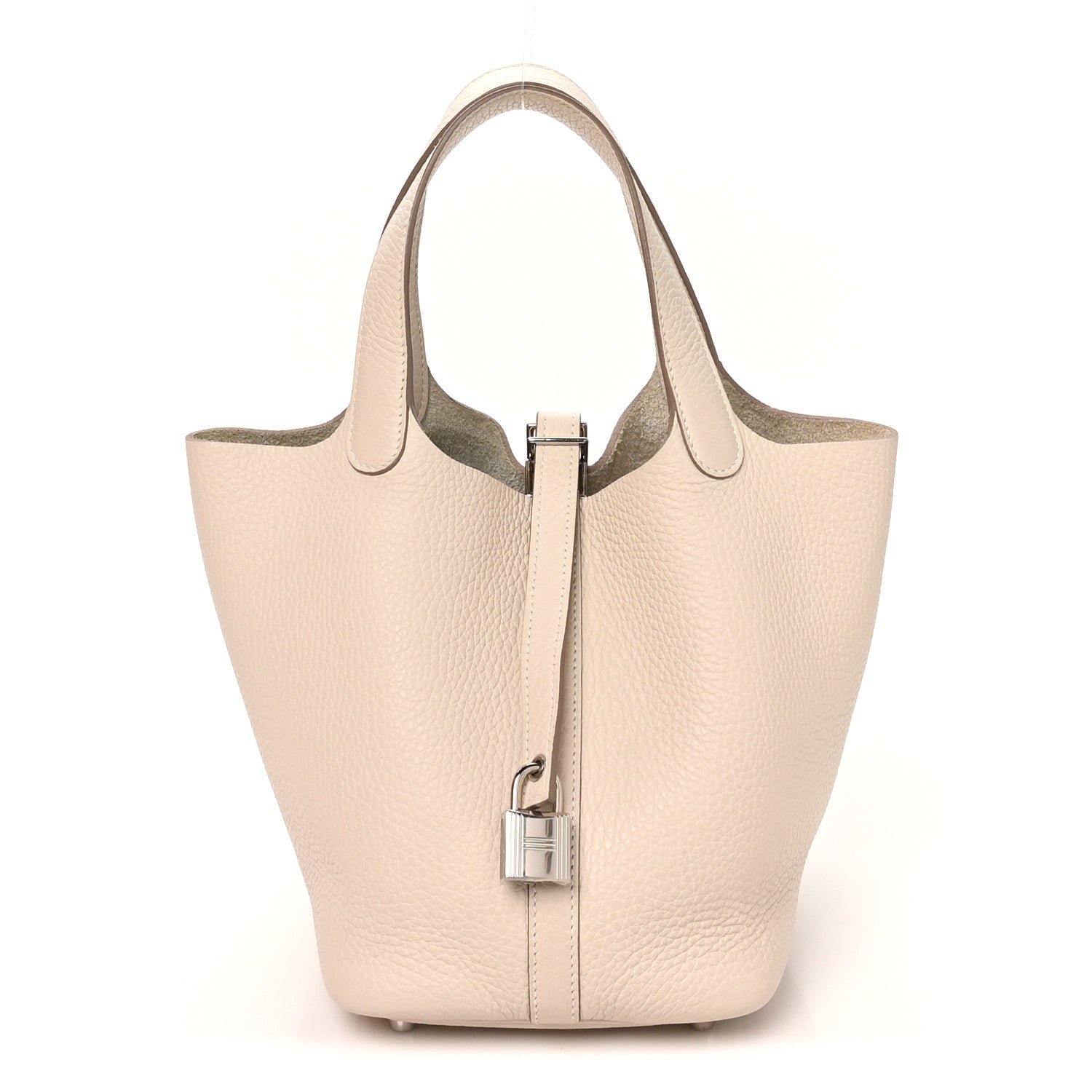 Hermes Taurillon Clemence Picotin Lock 18 PM Nata