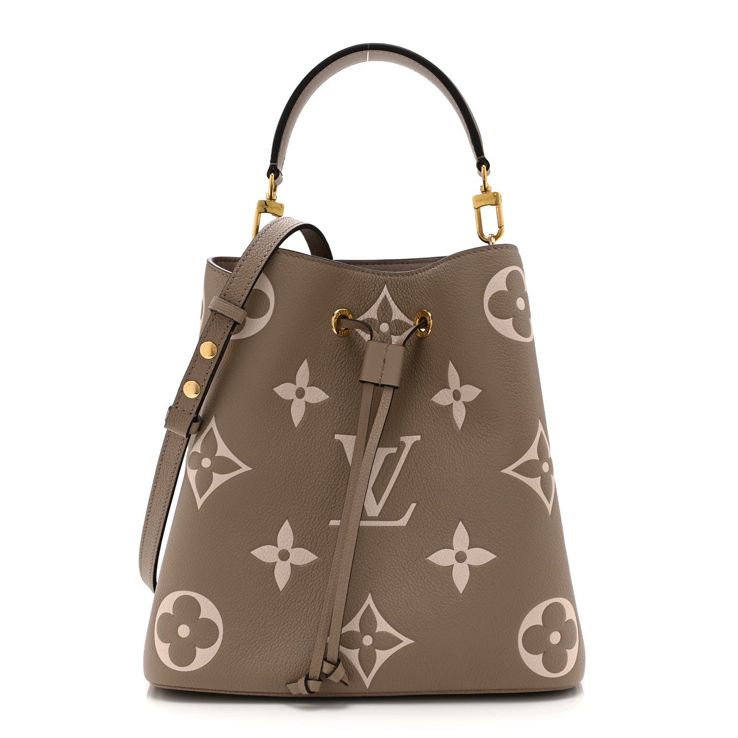 Louis Vuitton Empreinte Monogram Giant Neonoe MM Tourterelle Creme