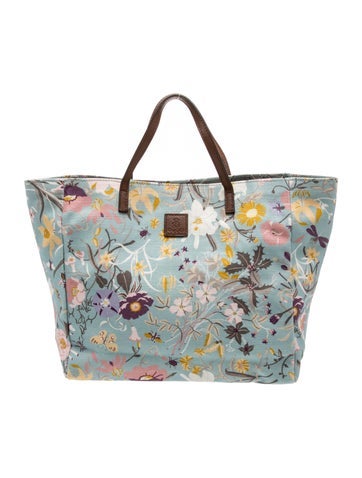 Girls' Floral Tote Handbag