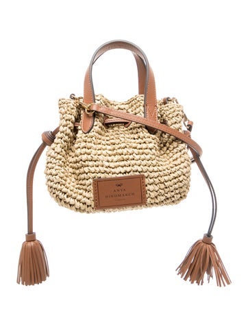 Straw Bucket Bag