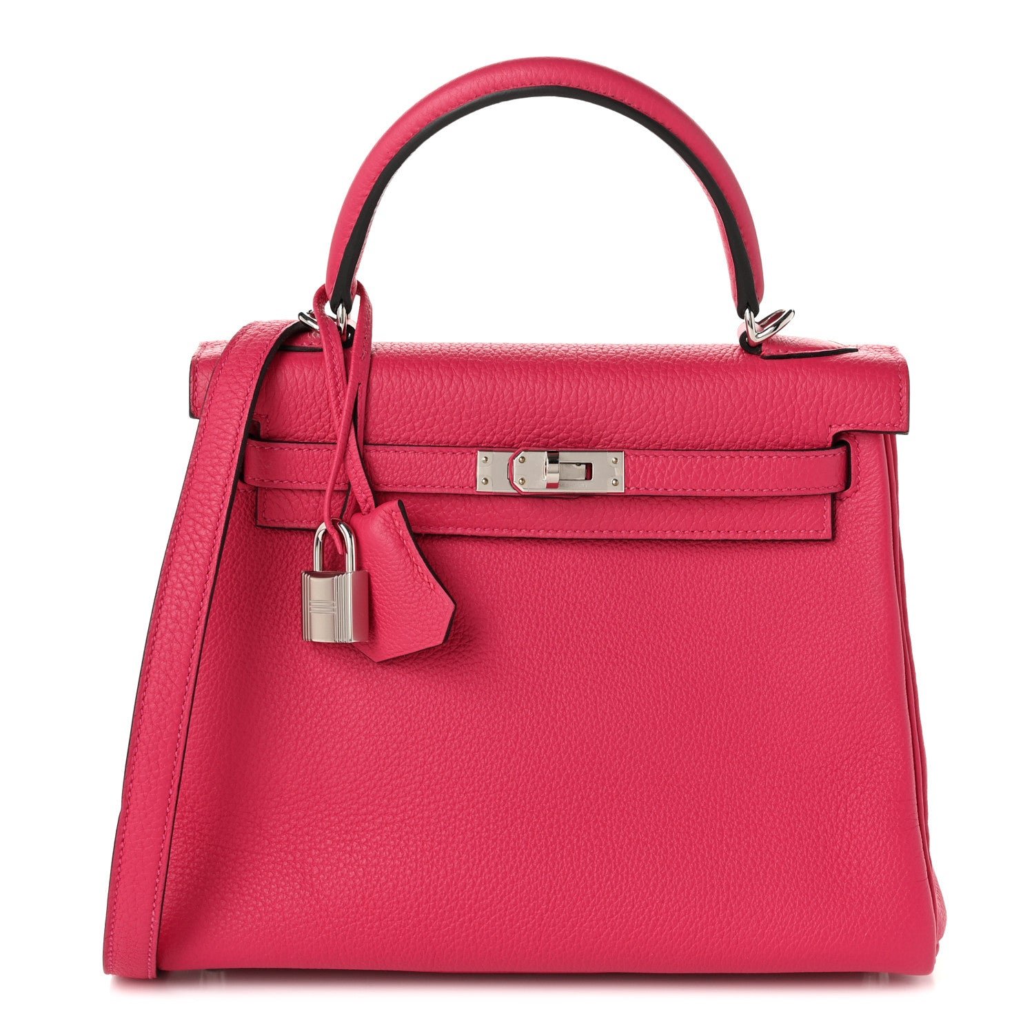 Hermes Togo Kelly Retourne 25 Rose Pourpre