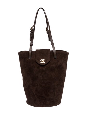 2026 Métiers d’Art Quilted Suede Large Bucket Bag