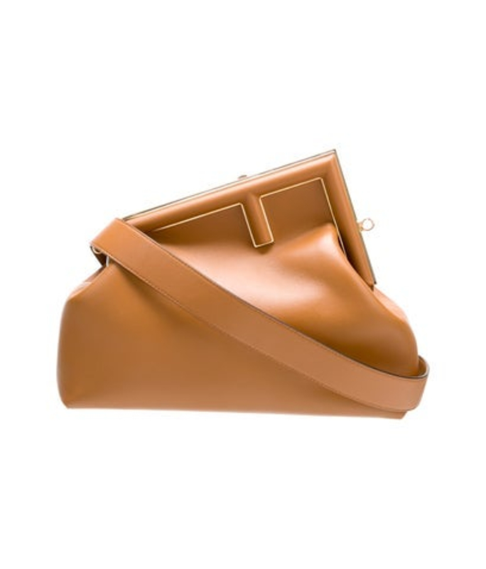 Fendi Leather First W Strap Chain Medium