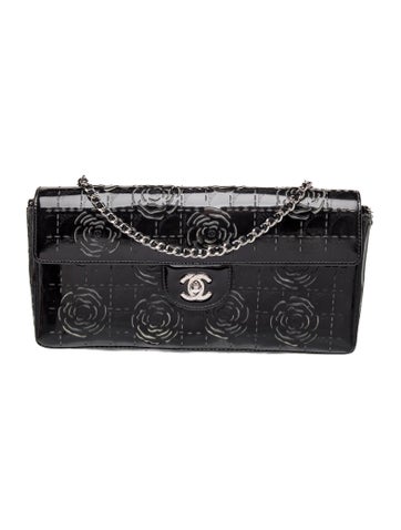 Laser Cut Camellia E/W Flap Bag