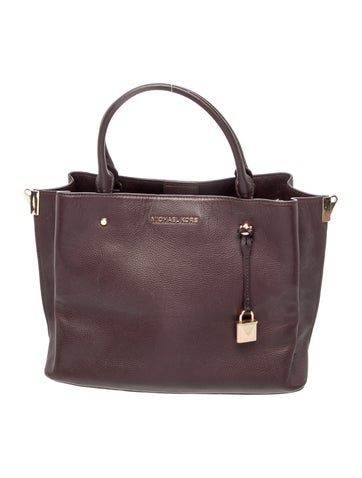 Michael Kors Leather Top Handle Bag