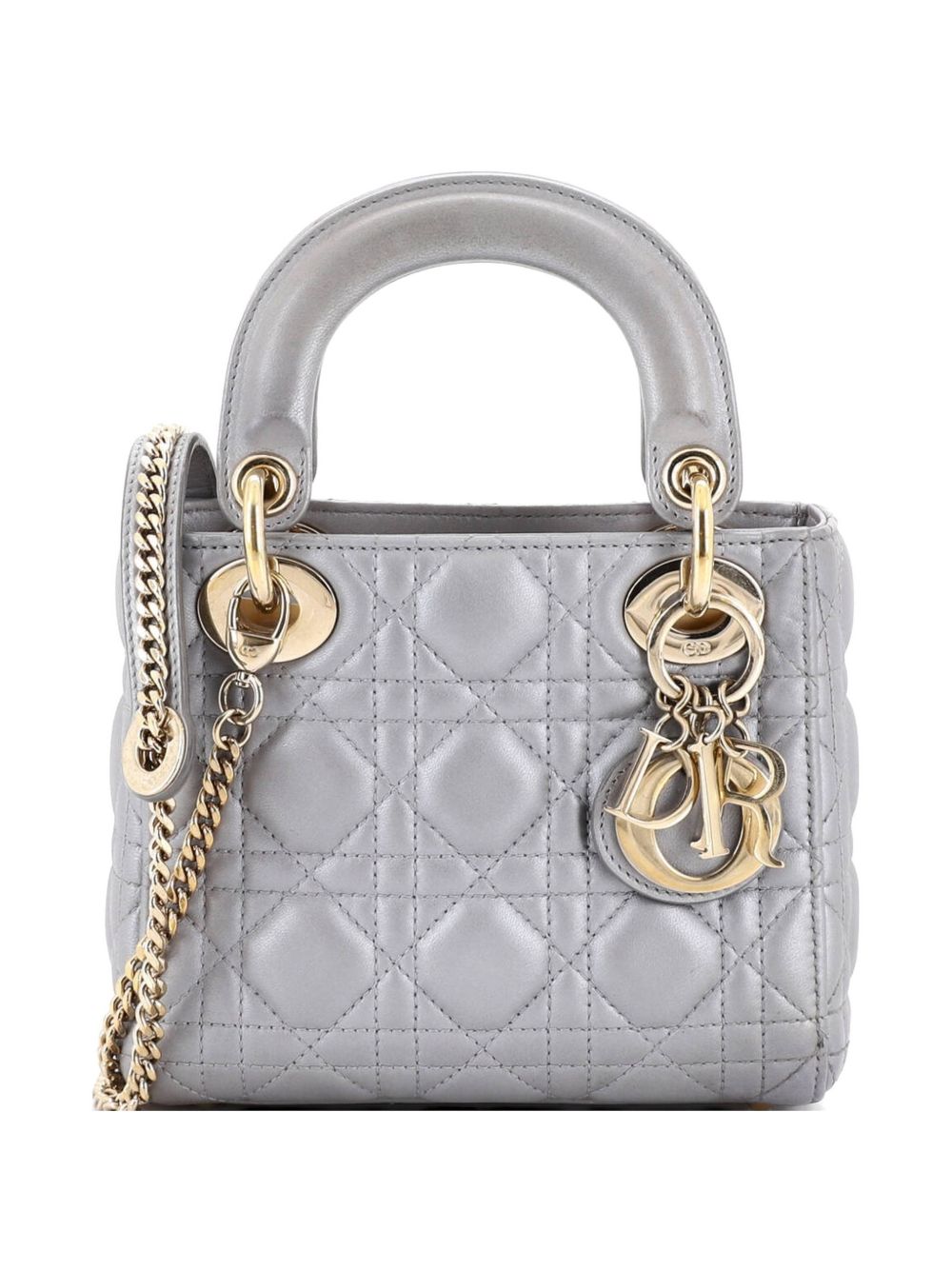Lady Dior Chain Bag Cannage Quilt Lambskin Mini satchel